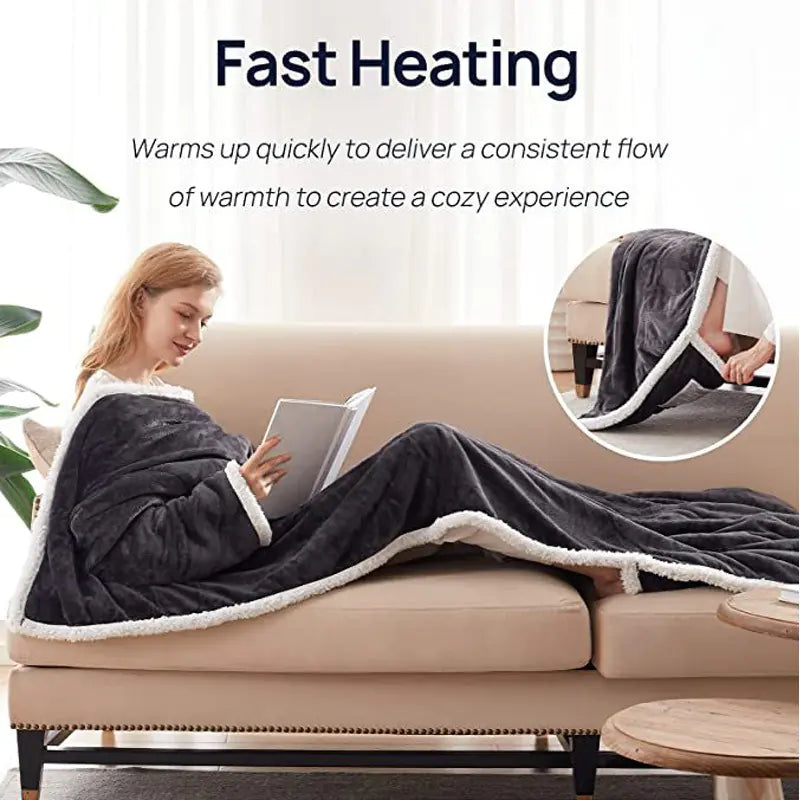 Wearable Electric Heated Blanket Shawl