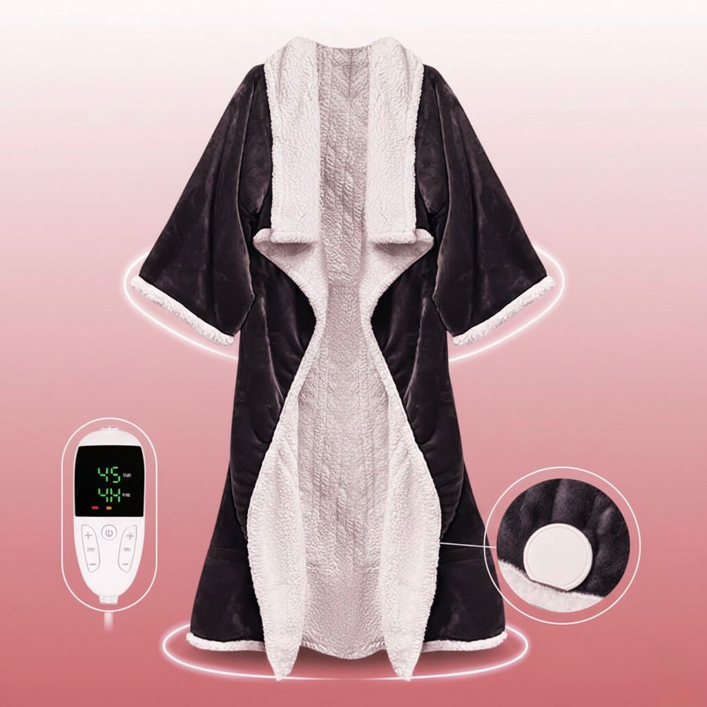 Wearable Electric Heated Blanket Shawl