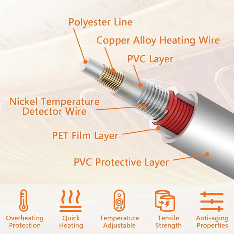 Wearable Electric Heated Blanket Shawl